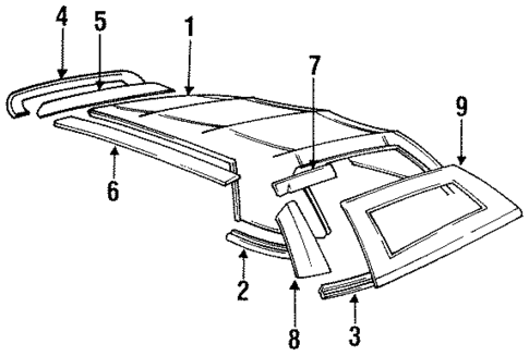 Cover & Components for 1986 Ford Mustang #0