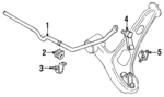FC0234151 - Suspension: Stabilizer Bar for Mazda: RX-7 Image