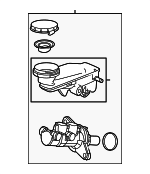 46101T60A00 - Body: Master Cylinder for Acura Image