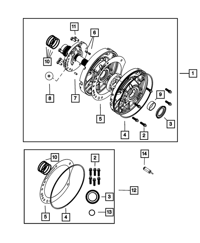 68767842AA - 42RLE; 4-Speed; Automatic Transmission: Hex Flange Head Screw And Washer for Mopar Image