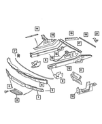 5133848AA - Frames and Bumpers: Crossmember Cover for Mopar Image
