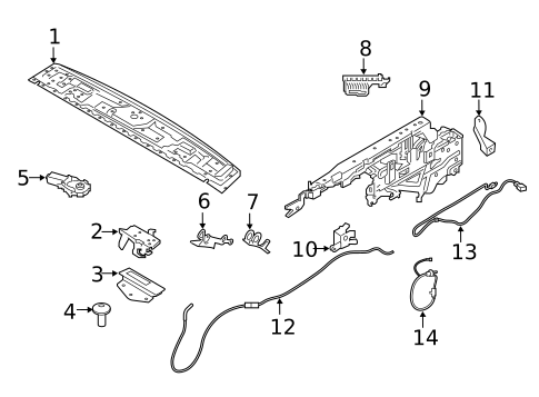 Latch & Hinges for 2023 BMW M850i xDrive #0