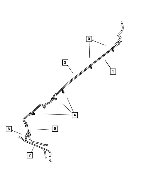 Fuel Lines for 2002 Jeep Wrangler #1