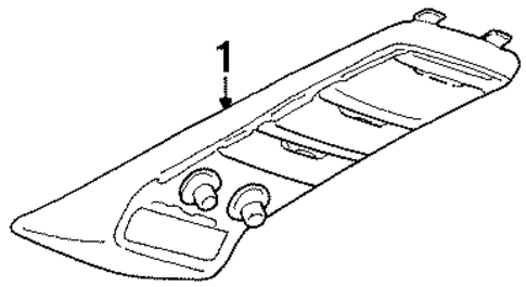 Overhead Console for 1994 Chevrolet K1500 Pickup #0