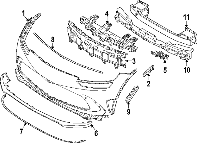 86510CU000 - : Bumper Cover for Hyundai Image