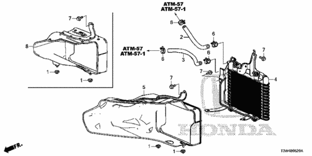 ATF Cooler for 2015 Honda Accord #0
