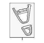 5542002570B0 - : 2011-2013 Toyota Matrix - Center Bezel for Toyota: Matrix Image