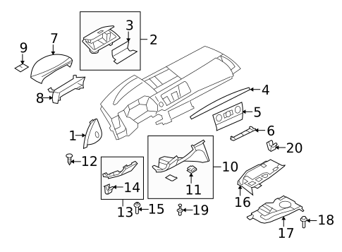 Instrument Panel Components for 2011 BMW 1 Series M #0