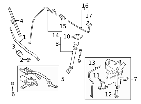 Wiper & Washer Components for 2012 Nissan Murano #0