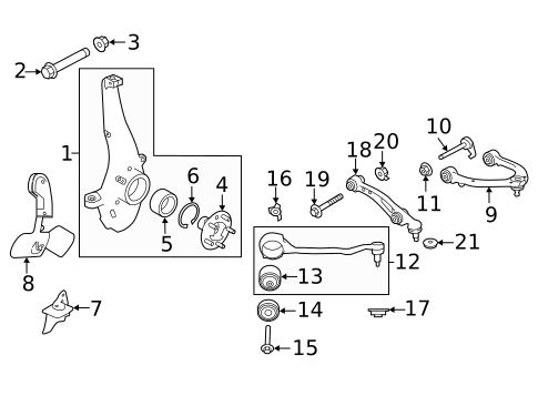 Suspension Components for 2020 Land Rover Defender 90 #1