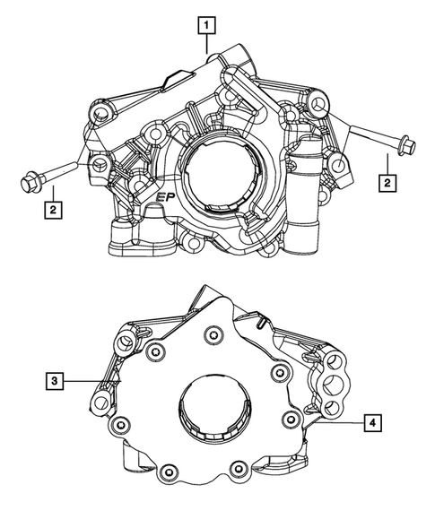 Engine Oiling, Oil Pan and Indicator (Dipstick) for 2010 Chrysler 300 #2