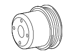 163710W010 - Cooling System: Fan Pulley for Lexus Image