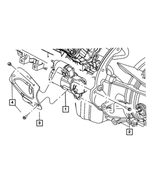 RX044735AB - Electrical: Engine Starter, Remanufactured, Export for Jeep: Commander, Grand Cherokee, Liberty Image image