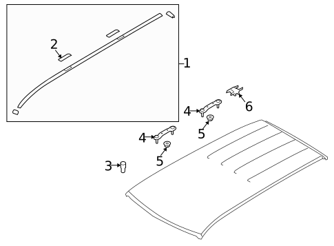 Exterior Trim - Roof for 2015 Subaru Forester #0