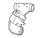 LR174553 - Engine: Center Duct for Land Rover: Discovery, Range Rover, Range Rover Sport Image