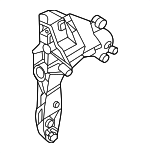 9A726088504 - HVAC: Mount Bracket for Porsche Image