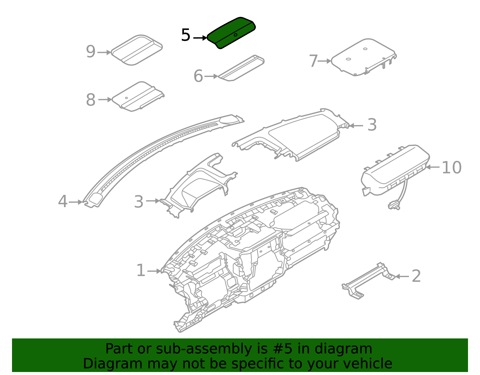 NL3Z-18978-BB - Speaker Grille - 2021-2025 Ford | Eastgate Ford Parts