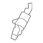 68377241AA - Body: Back Glass Washer Nozzle for Mopar Image