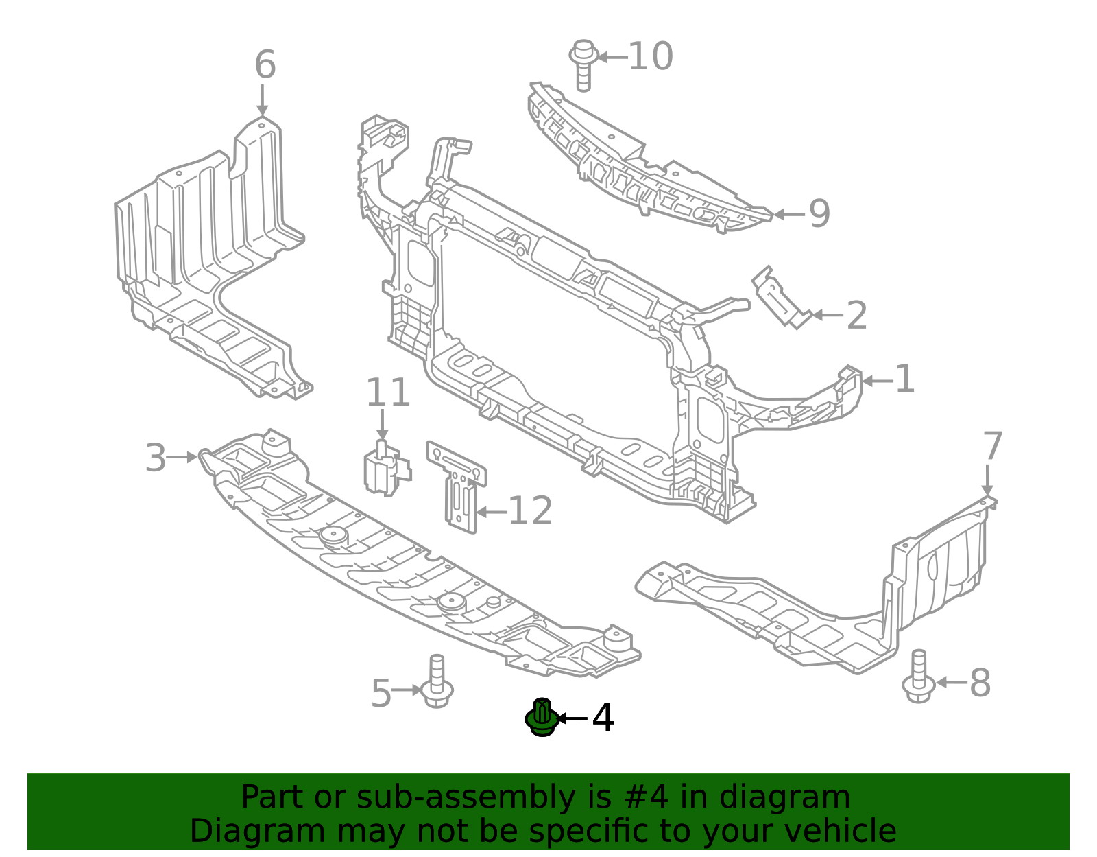 29110 R0000 29110-B0000 - Under Cover 2017-2018 Kia | Kia.Parts Store