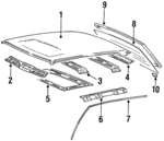 8711124110 - : Rear Glass for Hyundai Image