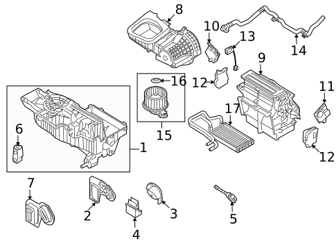 Condenser, Compressor & Lines for 2009 Ford Taurus X #2