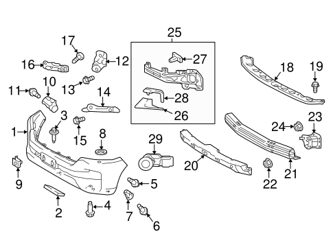 Parking Aid for 2021 Toyota Land Cruiser | American Toyota Parts
