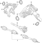68530767AA - Front Drive Axle: Pinion Seal for Jeep: Grand Cherokee, Grand Cherokee L Image