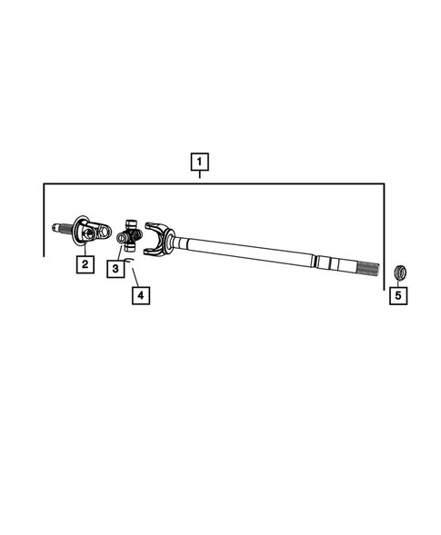 Front Axle Drive Shafts for 2010 Dodge Ram 3500 #0