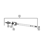 5127826AA - Front Axle; American Axle 235 MM Dual Rear Wheels; Differential and Drive Line: U-joint Snap Ring for Mopar Image