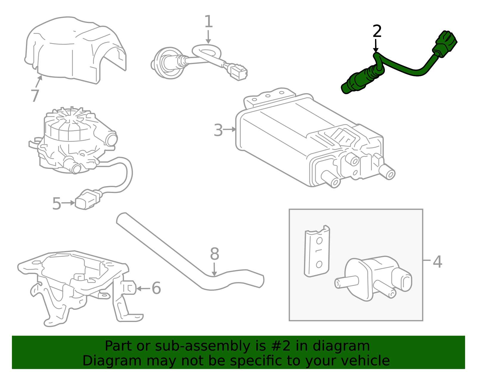 Toyota OEM Oxygen Sensor 89465-60320 | Toyota OEM Parts Giant