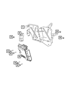 6505190AA - Electrical: Hex Nut And Washer for Mopar Image