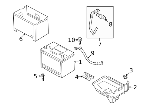 Battery for 2010 Hyundai Genesis Coupe #0