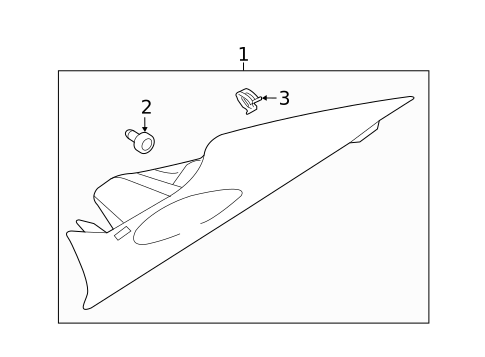 Interior Trim - Quarter Panels for 2017 Hyundai Sonata #0