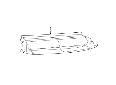 High Mounted Stop Lamp for 2013 Fiat 500 #0