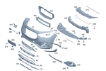 2478859208 - : Trim, Bumper for Mercedes-Benz Image