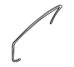 MR959736 - Body: Surround Weather-strip for Mitsubishi Image
