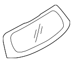 5805A586 - Body: Lift Gate Glass for Mitsubishi Image