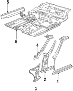 4278914 - Body: Aperture Panel for Chrysler: Laser | Dodge: Daytona Image