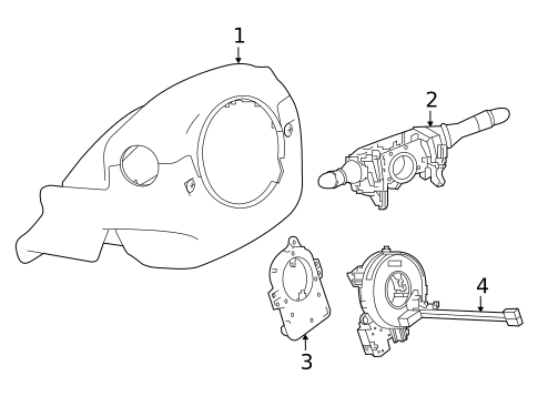 Shroud, Switches & Levers for 2023 Nissan Altima #0