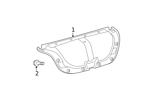 Interior Trim - Trunk for 2011 Toyota Camry #0