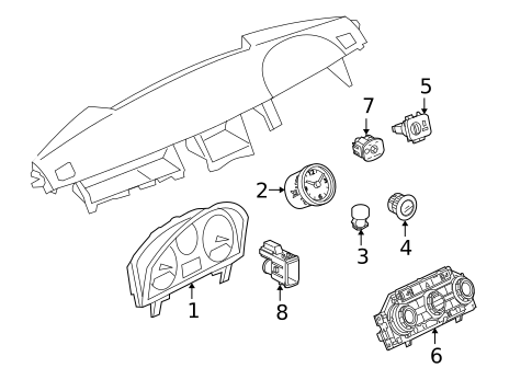 Ignition Lock for 2011 Land Rover LR4 #0