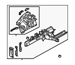 64600B0000 - Body: Apron/Rail Assembly for Kia: Forte Image