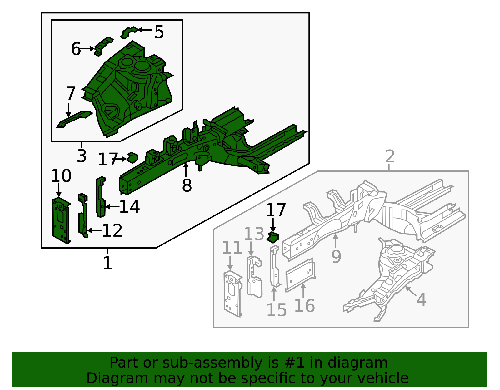 64600-B0000 - Apron/Rail Assembly Kia.Parts Store