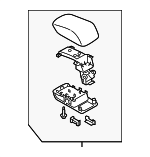 DH4C64450A02 - Body: Armrest for Mazda Image