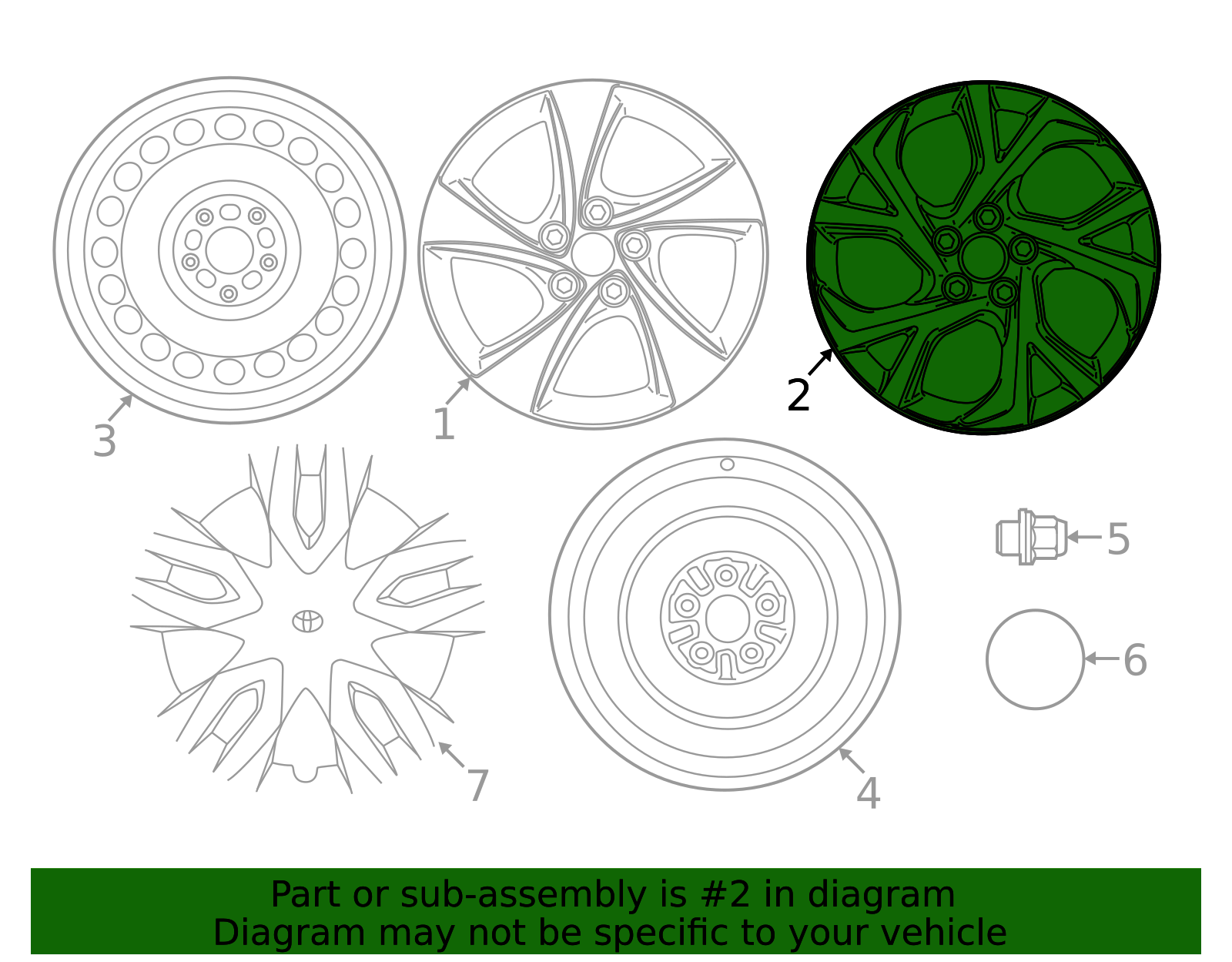 2018-2022 Toyota C-HR Wheel Alloy 18 Inch 42611-10360 | Toyota