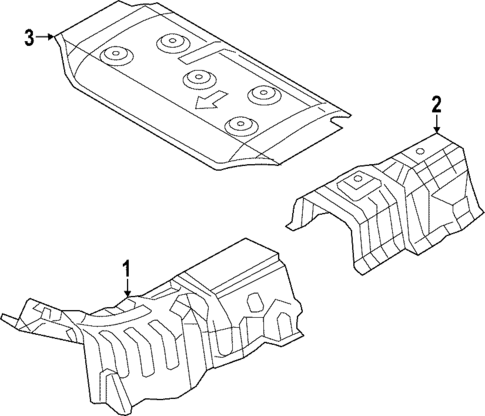 Heat Shields for 2023 Mazda CX-50 #0