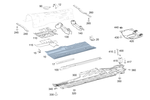 2136803125 - Substructure: Dampening, Long. Member for Mercedes-Benz Image