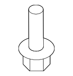 1244105167B - Body: Bumper Cover Screw for Kia: Borrego, Rondo, Sedona, Soul, Soul EV, Spectra, Spectra5 Image