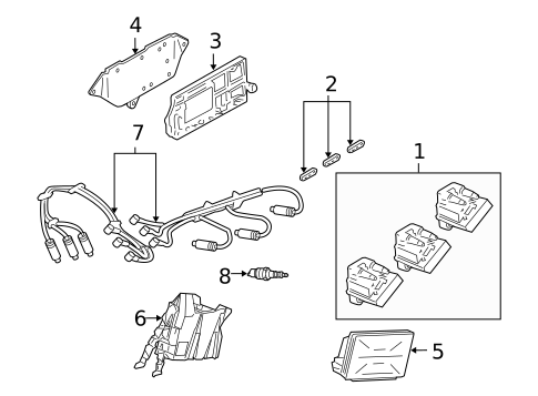 Ignition System for 2001 Pontiac Grand Am #0