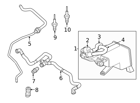 Emission Components for 2017 Porsche Cayenne #1
